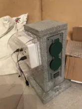 Box-Panel Protection-Box Wall-Socket Glue-Paste-Type Heightened Waterproof Simple-Installation