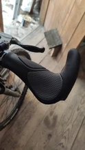 Deemount-empuñaduras de goma para bicicleta, cómodas, integradas, para reposapiés de mano de ciclista, cubierta de Manillar de bicicleta de montaña, absorción de impacto