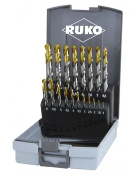 

RUKO 2501215TRO-set of 25 HSS-G bits with TiN tips