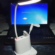 Desk-Lamp Bedside Dimming-Adjustment Study Bedroom Reading Living-Room Rechargeable Children