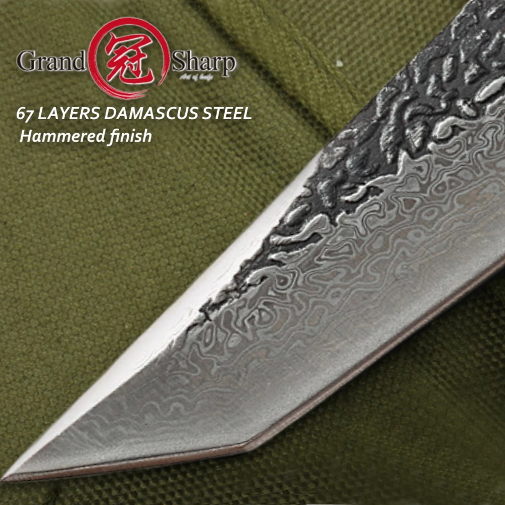 Охотничий нож Grandsharp из дамасской стали гаджеты для кемпинга и спорта на открытом