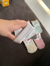 YWHUANSEN-Calcetines de malla de verano para recién nacidos, bonitos calcetines de dibujos animados para niñas, calcetines finos de algodón suave para niños, 5 par/lote