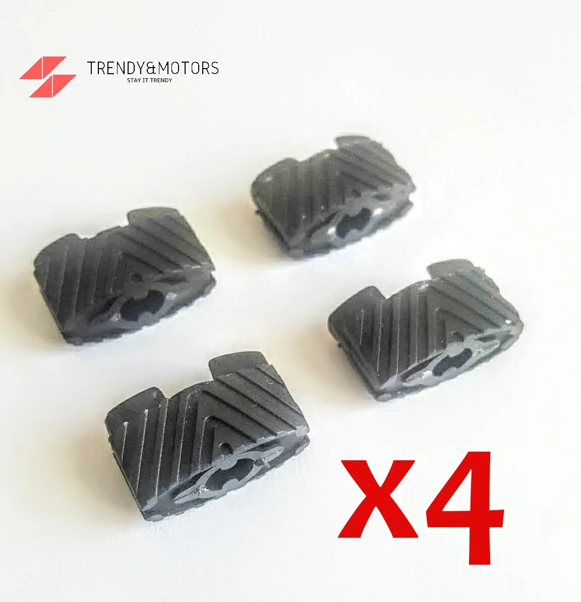 Sunroof Mechanism Nut 4 Pieces Black Sunroof Mechanism Nut for Renault Megane 2 Renault Scenic 2 7701209744