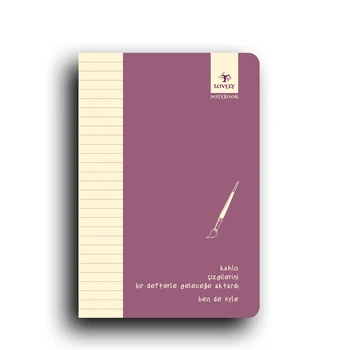 

Concept Notebook - Me Too Series - Note - Organizer - 96 Pg - Lavender Paperback - 130 mm x 190 mm - Ivory Cream 70 gr - Striped