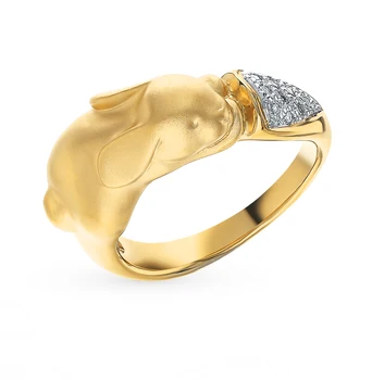 

Silver ring with cubic zirconia sunlight sample 925