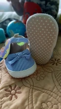 Zapatos de verano para niños y recién nacidos, zapatillas de cuna suaves para bebés, antideslizante con lazo a rayas, 0 a 18 m, 2019
