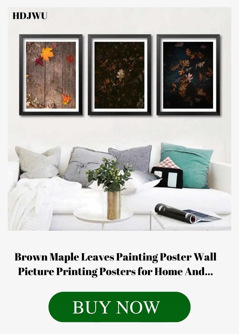 Art Home Decor Canvas Painting Wall Picture Simple Elk Sketch Printing Wall.. (1)