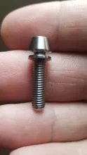 Tornillos y tuercas de titanio para vástagos de bicicleta, pieza de cabeza cónica con arandela M5 x 16 mm, M5 x 18mm y M5 x 20 mm, color dorado, azul, negro y tornasolado