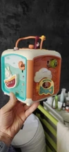 Cubo de actividades para bebés, juguetes 7 en 1 para niños pequeños, juguete educativo, clasificador de formas, Musical, cuentas, laberinto, Discovery, juguetes para aprendizaje