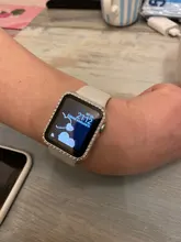 Protector de pantalla de cristal + cubierta para carcasa de reloj Apple, 44mm, 40mm, iWatch, 42mm, 38mm, accesorios para Apple Watch serie 5 4 3 SE 6