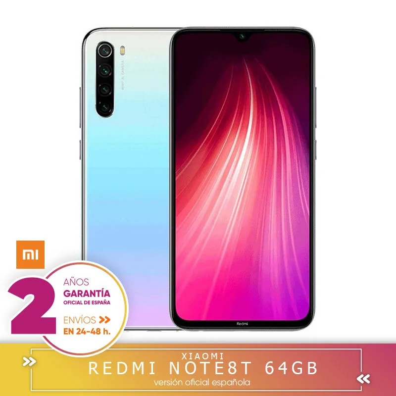  [Versión Garantía Española Oficial] Xiaomi Redmi Note 8T 4GB+64GB 4GB 64GB 48MP Quad cámara trasera