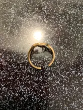 QIMING étnicos artista exagerado las mujeres anillo de rostro humano abstracto anillos de oro nudillo Midi anillo de dedo joyería de fiesta, regalo