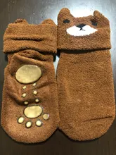 Calcetines de lana Coral antideslizante para bebé, calcetines cálidos y gruesos para recién nacidos, para interior