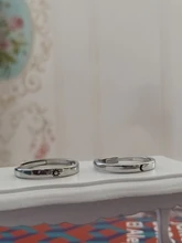 2 uds sol y luna amante conjunto de pareja de anillos promesa boda bandas para él y para ella