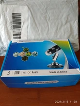 USB Microscope Bracket 1600x1000x Handheld Portable Digital Ce with 8-Leds Usb-Interface