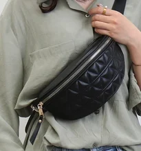 Riñonera de cuero PU para mujer, Bolso pequeño de Color sólido, a la moda para verano, para teléfono