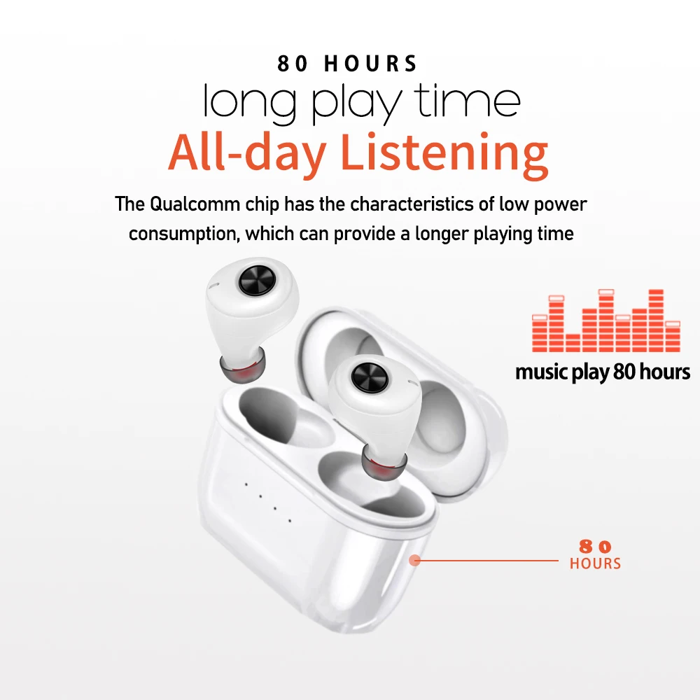 US $20.29 Alien Secret Tws Bluetooth V50 Earphone Wireless Headphones Cvc80 Noise Cancelling Sport Earbuds Qualcomm Chipset Aptx Tws