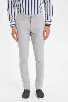 

DeFacto Fashion New Men Cotton Straight Trousers High Quality Casual Loose Light Color Long Pants For Men's - K3256AZ19SM
