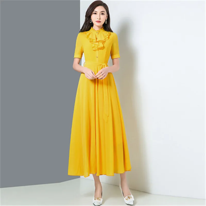 2020 Korean summer new elegant fashion cheongsam