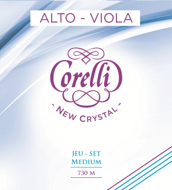 Оригинальные струны для альта SAVAREZ CORELLI NEW CRISTALL MEDIUM 730M среднего натяжения
