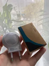 Light-Sensor Control-Light Wall-Lamp LED Eu/Us-Plug Kids Bedroom Baby Mini Built-In 