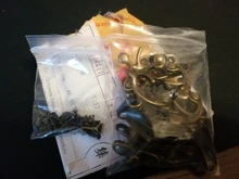 Padlock Hasp Furniture Hardware Screws Jewelry Wooden-Box Iron Bronze KAK Mini Antique