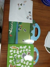 Pegatinas de escena de océano para niños, calcomanía reutilizable de juegos educativos tempranos, animales, insectos, cuerpo, bricolaje