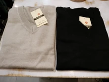 Jersey de algodón de Cachemira para hombre, ropa de otoño e invierno, 2021