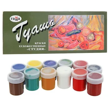 

Gouache art gamma studio in a set of 12 colors of 40 ml