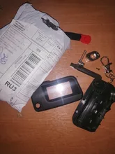 A93 caja con vidrio sin cortar para Starline A93 A63 A39 hoja sin cortar fob caso A93 plegable coche remoto