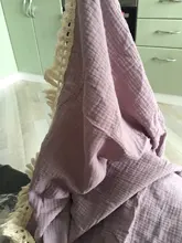 Manta para bebé de 120x100cm, edredón con flecos, pompón para recién nacido, manta de muselina para Baño