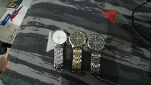 ORLANDO-reloj de cuarzo para hombre, cronógrafo de pulsera de acero inoxidable chapado en oro y plata, a la moda, nuevo, envío directo