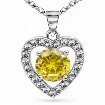 

Sunduk pendant made of silver "heart with placer"