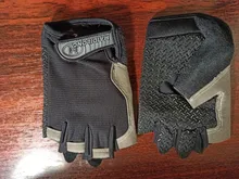 AOLIKES-guantes de ciclismo antideslizantes, para acampar, senderismo, gimnasio, Fitness, medio dedo