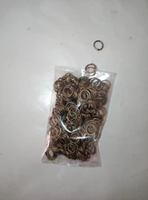 4/6/8/10mm 500/300/200/100 Uds. De anillos abiertos de Metal conectores de anillos partidos para fabricación de joyería DIY