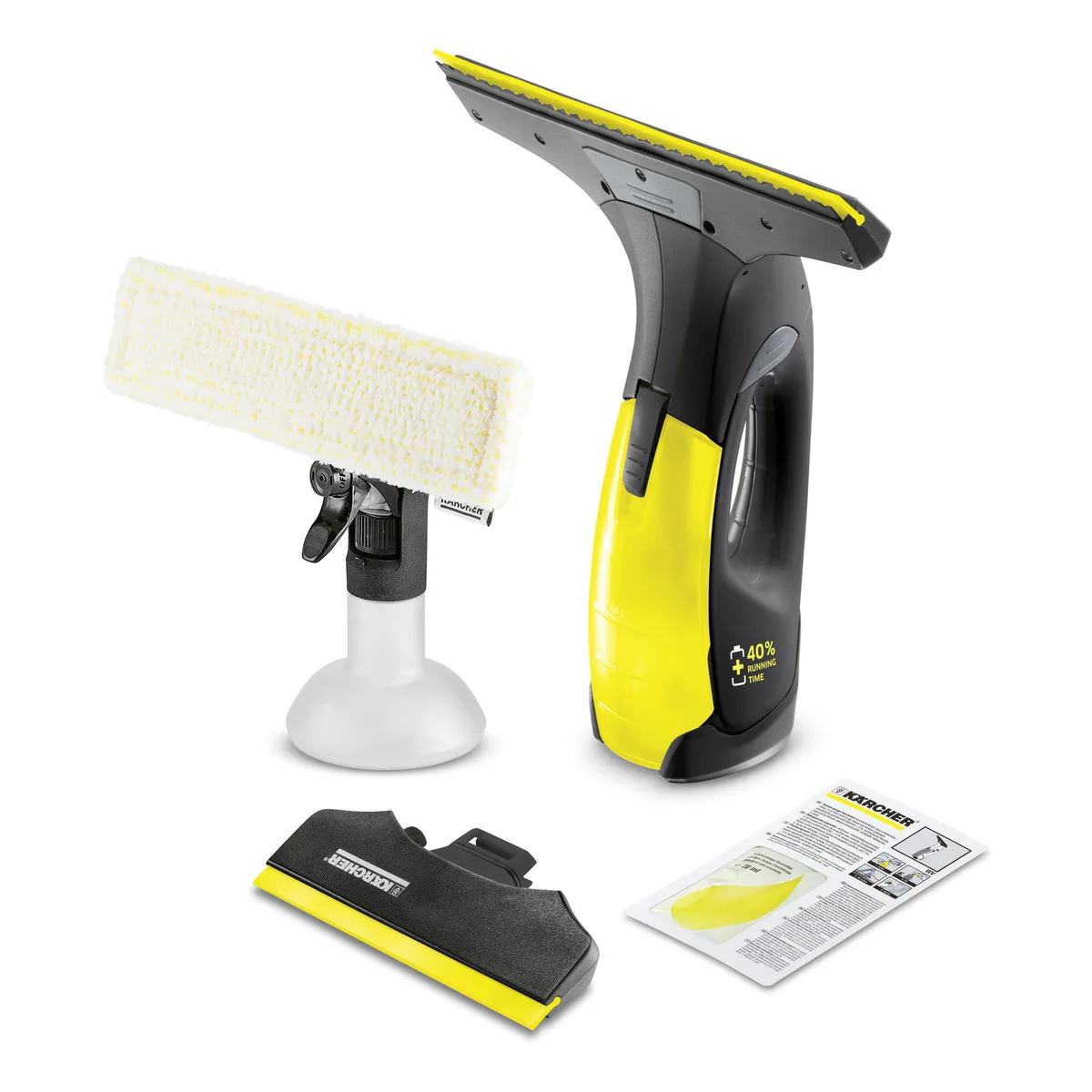 Kärcher Window Vac 2 Black Edition прозрачные кристаллы диапазон 35 мин 1 633 426 0|Электрические
