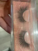 LEHUAMAO-pestañas postizas de visón hechas a mano, 100%, Sin crueldad, 3D, tira completa, maquillaje