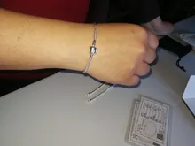 LMNZB-pulsera de plata de ley 925 con certificado de 100%, cadena de serpiente, abalorio, plata 925, LHB925