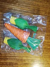 Hamster Chew-Bite-Toys Carrot-Shaped Guinea-Pig Rabbit Tooth-Cleaning-Toys 3/1pcs