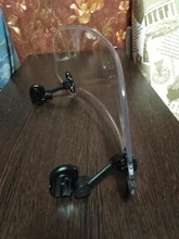 Clip ajustable para motocicleta Universal, alerón de extensión para parabrisas, Deflector de parabrisas para BMW, Honda, Suzuki, Yamaha, Kawasaki