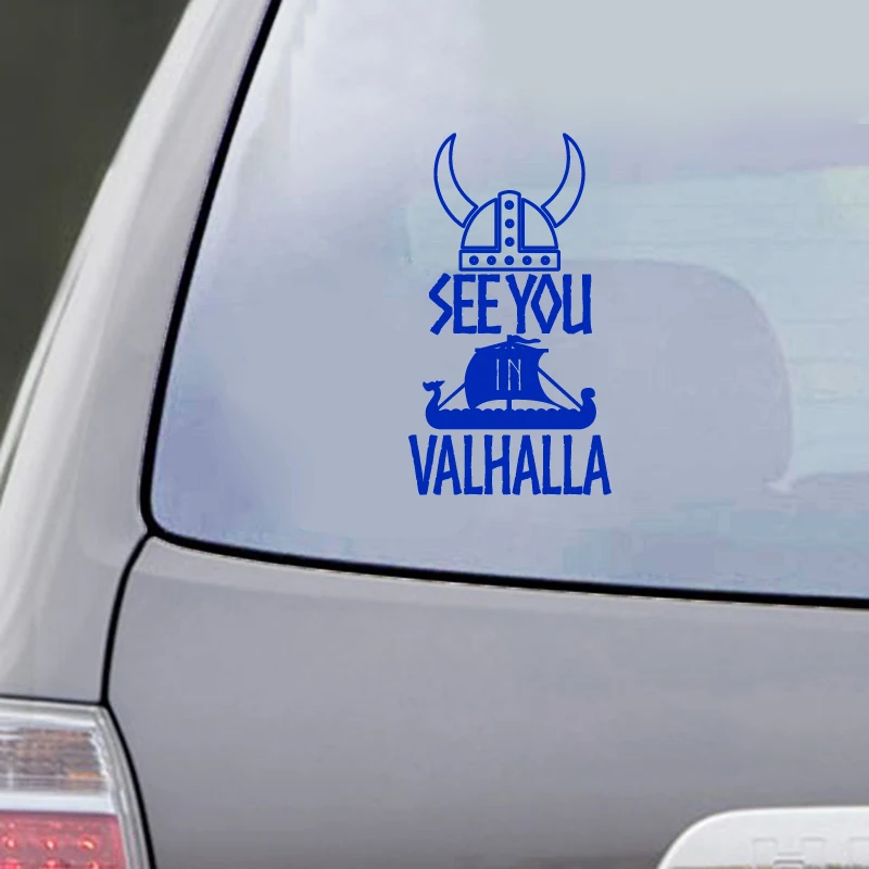 See You In Valhalla Car Decals Decoration