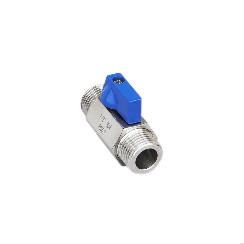 2 Way Mini Ball Valve Stainless Steel 316 304 63 bar 1/8" 1/4" 3/8" 1/2" 3/4"