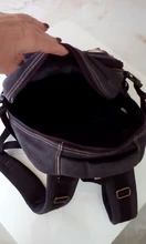 Canvas Backpack Mochila Rucksacks Notebook Schoolbags Laptop Travel-Shoulder Military