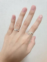 Anillos de apertura elegantes de margaritas y flores para mujer, anillos ajustables de dedo de compromiso para fiesta de boda, joyería con estilo, regalo