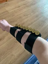 Estuche táctico militar para Rifle, 8 rondas, con culata, porta munición, calibre 12/20, funda para el brazo, caza, Mag