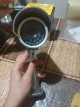 Simulación de cámara falsa de energía Solar, impermeable, cámara de vigilancia CCTV de seguridad interior, luz LED para destellear