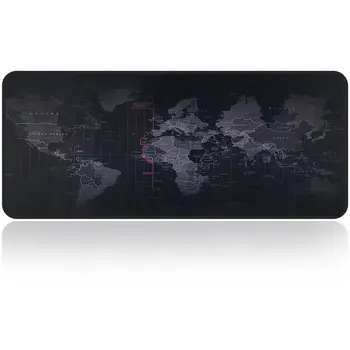 

World Map Mouse Pad Gaming Large Mousepad Gamer Big Computer Mouse Mat Office Desk Mat Keyboard Pad Mause Pad for Game