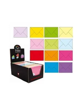 

ENVELOPES FOR BUSINESS CARDS 75X100 120 GR CANARY COLOR