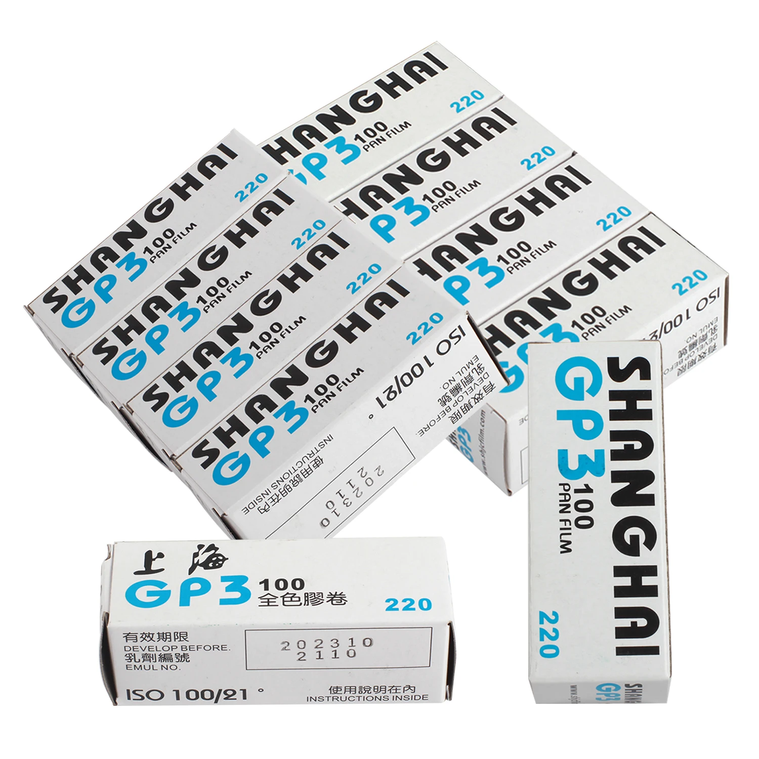 Iso 100 Shanghai GP3 100asa Black White Film 35mm 100ft