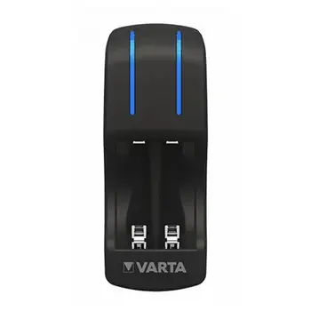 

Charger + Rechargeable Batteries Varta Pocket Black